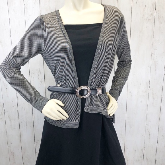 Lou & Grey Sweaters - SALE 3/$20! Lou & Grey Striped Open Cardigan Sz S